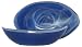 Colorful Art Glass Cobalt Blue Small Boat Bowl 9 1/2"x6"x2 3/4" Set of Two