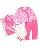 Apple Bottoms Home Sweet 5-Piece Layette Set (Sizes 0M - 9M)
