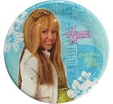 Eigenschaften .  / Hannah Montana Teller Gross 10 Stk Kindergeburtstag