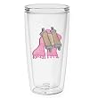 Bat Mitzvah Talit 16 oz Insulated Beverage Tumbler, Clear