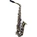 Musical Instruments : Alto Saxophone Nickel Plated with Case and Accessories