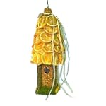Orange Birdhouse/Feeder