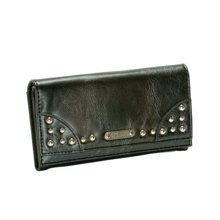Kenneth Cole Reaction Women's Studded Double Flap Clutch Wallet