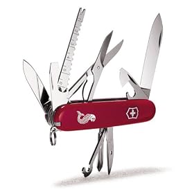 Victorinox Swiss Army Fisherman Pocket Knife (Red)
