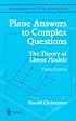 Plane Answers to Complex Questions: The Theory of Linear Models