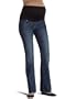 Paige Premium Denim Women's Maternity Laurel Canyon Las Palmas,Dark Blue,30