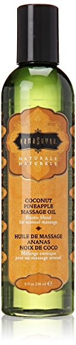Kama Sutra Natural Massage Oil - Coconut Pineapple 8 Ounces