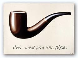 Le Trahison des Images (Pipe) by Rene Magritte 19.75"x27.5" Art Print Poster