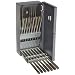 Alvord Polk 127-S-16 High-Speed Steel Chucking Reamer Set, Straight Flute, Uncoated Finish, 26-Piece, A -Z Letter Sizes