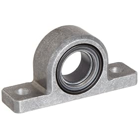 Spyraflo PB2-750-P Self-Aligning, High Performance, Teflon-Bronze Bearing With 3/4" Inner Diameter Aluminum Pillow-Block