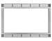 Panasonic 27 Stainless Steel Trim Kit for 1.5 cuft Convection Microwaves
