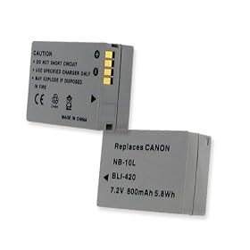 CANON NB-10L 7.4V 800MAH-Battery