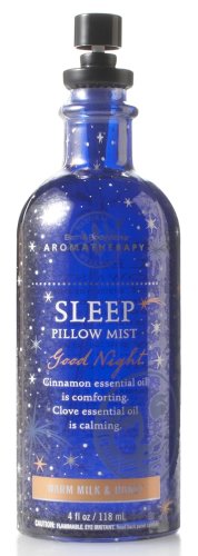 Bath & Body Works Aromatherapy Warm Milk & Honey Sleep Pillow Mist 4 fl oz (118 ml)