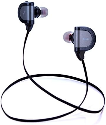 XGL Bluetooth 4.1 Headphones Wireless In Ear Stereo Earbuds Sports Headset with Mic Sweatproof Noise Cancelling for iPhone Android Smartphones