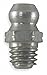 M6-1.00mm-Metric Straight Head Angle, Standard Grease Fitting, Unfinished Stainless Steel, 13.1mmL,
