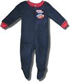 Disney - CARS Dinoco Dream Terry Footed Sleeper for Infants & Toddlers in Navy/Red - 24 Months