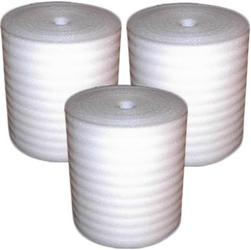 195 Feet 1/8 Inch Foam Wrapping Perforated Every 12 Inches 195 Sq Ft