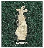 Arizona State Sun Devils Sparky Golf Bag Pendant - 14KT Gold Jewelry