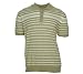 Perry Ellis Men's Short Sleeve Polo, Vanilla, Medium