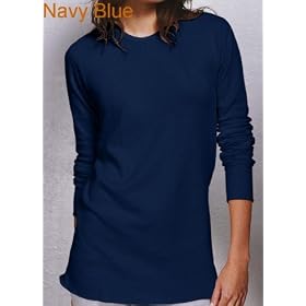 American Apparel Unisex Long Sleeve Thermal T-shirt Choose From 7 Colors 6 Sizes