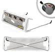 Portable Polycarbonate Clear Laptop Cooling Lift with Increased Airflow Technology - for Lenovo IdeaPad S10-3/S10-3t Works with 8.9-inch to 12.9-inch Netbooks ** Includes Mouse pad and Blower Brush