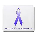 Anorexia Nervosa Disease Awareness Ribbon Mouse Pad