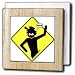 Mark Grace SCREAMNJIMMY Dude - Dude WAVE yellow diamond 1 - Tile Napkin Holders