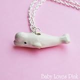 Beautiful Beluga Whale Necklace