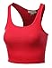 J.TOMSON Womens Sleeveless Cropped Tank Top