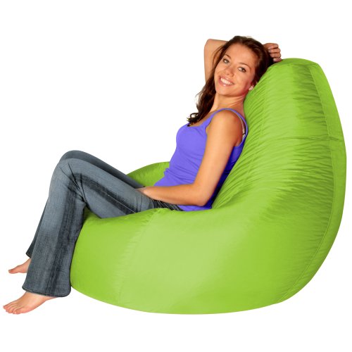 Designer Recliner Gaming Bean Bag LIME GREEN - Indoor & Outdoor Beanbag Chair (Water Resistant) by Bean Bag Bazaar® top Garden Furniture product Designer Recliner Gaming Bean Bag LIME GREEN - Indoor & Outdoor Beanbag Chair (Water Resistant) by Bean Bag Bazaar® picture