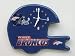 DENVER BRONCOS HELMET WALL CLOCK