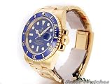 41V3 E7WXQL. SL160  ROLEX SUBMARINER Mens Watch in 18K YELLOW GOLD, Blue Dial & Ceramic Bezel, NEW RELEASE 116618 LB