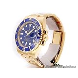 ROLEX SUBMARINER Mens Watch in 18K YELLOW GOLD, Blue Dial & Ceramic Bezel, NEW RELEASE 116618... by Rolex