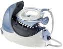 DeLonghi VVX 2100 Druckdampfbügelstation weiss/blau 5 bar kontinuierlich befüllbar 180 gr / min Turbo Dampfabgabe maximal 2200 W