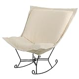 Review Gaiam  / Natural Cotton Jacquard Puff Rocking Chair Furniture