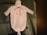 bt81,Baby pink Chenille baby bag, Hat Set