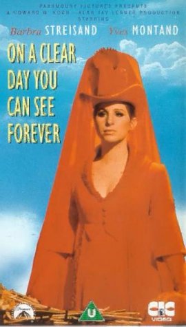 Buy On A Clear Day You Can See Forever [VHS] [1970]:  Simon Oakland,Yves Montand,Bob Newhart,Larry Blyden,Barbra Streisand,