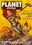 Planet Stories inc. Black Amazon of Mars - Vintage Mouse Mat