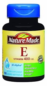 Nature Made Vitamin E 400IU, 100 Softgels (Pack of 3)