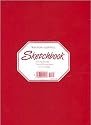 Sketchbook Carmine Red cover 8 1/4"x11"