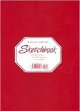 Sketchbook Carmine Red cover 8 1/4x11