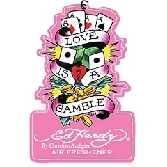 ED HARDY 10511 Lufterfrischer Love is not a- Patchouli