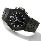 Renato Men's Wilde-Beast Black Stainless Steel Chronograph Watch