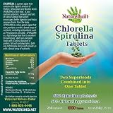 Nature Built Chlorella & Spirulina 50%/50% Tablet - 1000 tablets (250 grams) - ZIPLOC PACKET