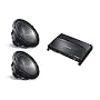 2 KENWOOD KFC-W3012 (12 inch 1200 Watt Subwoofers) & KENWOOD KAC-9104D (Mono Channel Amplifier) PACKAGE DEAL