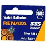Renata Silver Oxide Watch Battery For 335 Button Cell