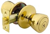 Yale Security Barricade Tulip Entry Knob, Polished Brass #700RT-C3-4