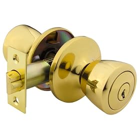 Yale Security Barricade Tulip Entry Knob, Polished Brass #700RT-C3-4 by Yale Security