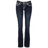 Petite Earl Jean Petite Heavy Stitch Boot Cut Jeans