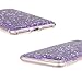 iPhone 8 Plus Case, iPhone 7 Plus Case, iYCK Bling Glitter Sparkle [Gold Foil Embedded] Flexible Soft Rubber Gel TPU Protective Shell Bumper Case Cover for iPhone 7 Plus/iPhone 8 Plus 5.5inch - Purple